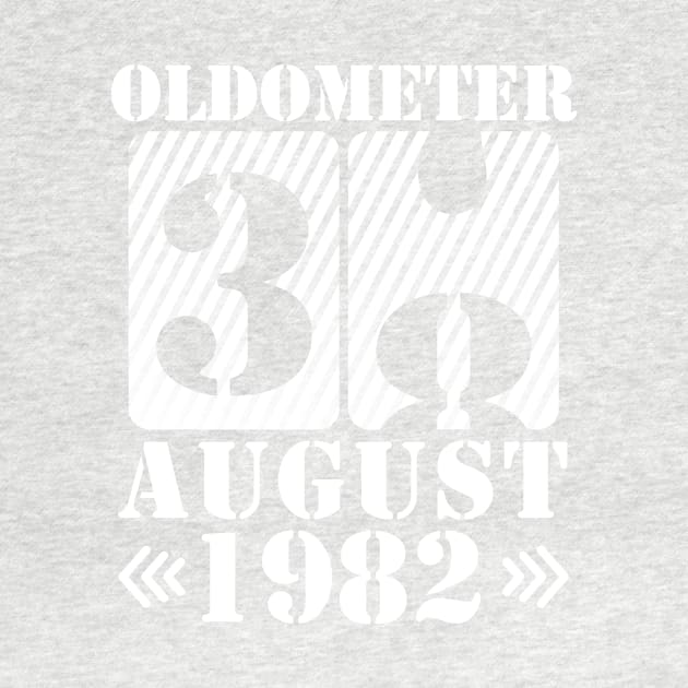 Oldometer 38 Years Old Was Born In August 1982 Happy Birthday To Me You by DainaMotteut